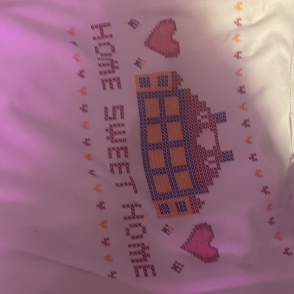 Home sweet home white see through dress. - Picture 4 of 4